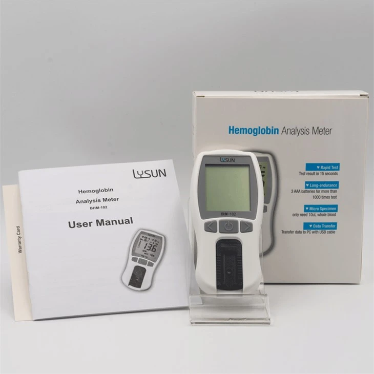 Lysun Digital Hemoglobin Meter Hemoglobin Testing System